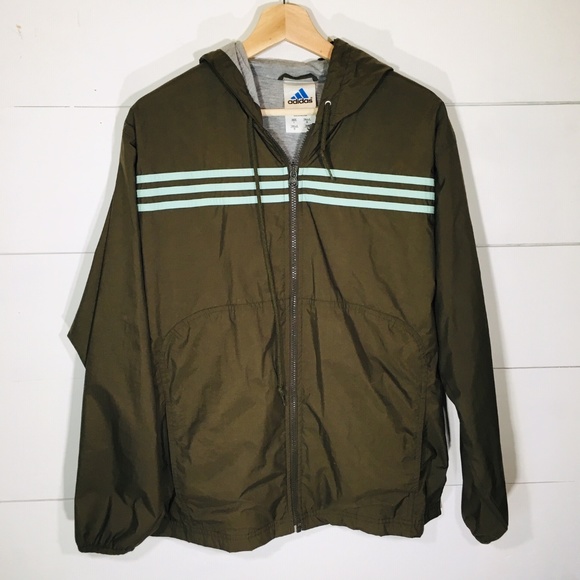 adidas Other - ADIDAS Lined Windbreaker Jacket Men's LARGE EUC